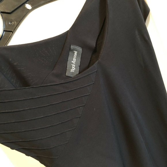 Yigal Azrouel Long Black Sleeveless Evening Gown Dress size 0-2 XS - Picture 3 of 6